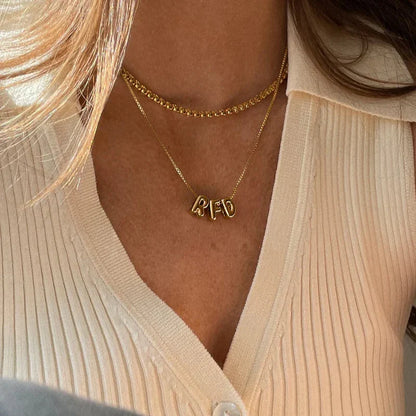 Collana con numero a bolle