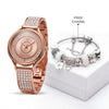 Rose + Charms Bracelet