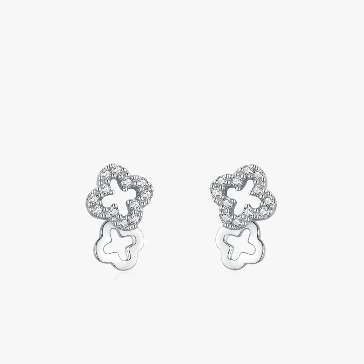 Lucky Clover Stud Earrings
