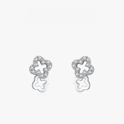 Lucky Clover Stud Earrings