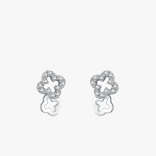 Lucky Clover Stud Earrings