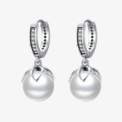 Κρεμαστά σκουλαρίκια Pearl Sparkle