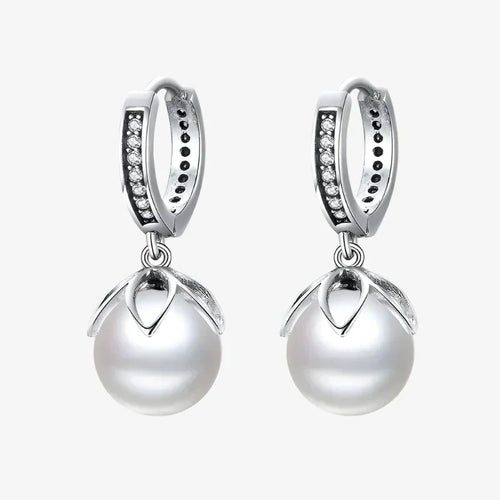 Κρεμαστά σκουλαρίκια Pearl Sparkle