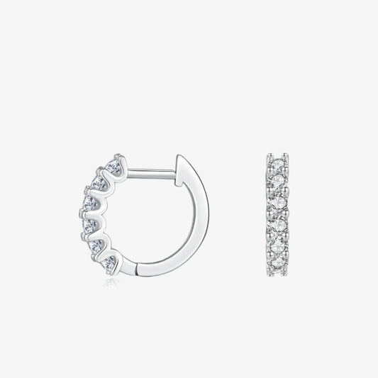 Boucles d'oreilles créoles auréole rayonnante