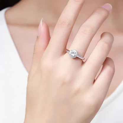 Δαχτυλίδι Round Sparkle Pavé