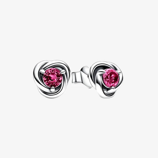 Spalio gimimo akmens auskarai su vinukais