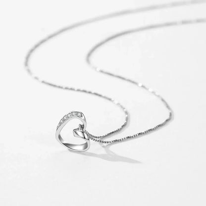 Collier Cœur Cristallin Aiguisé