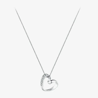 Collier Cœur Cristallin Aiguisé