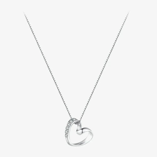 Collier Cœur Cristallin Aiguisé