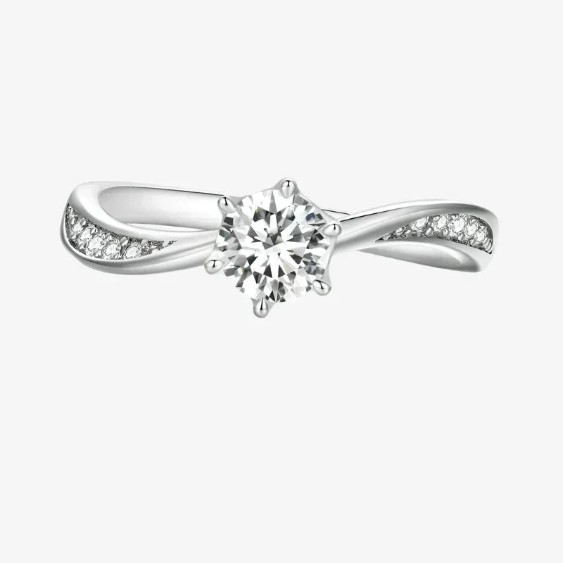 Radiant Twist Ring