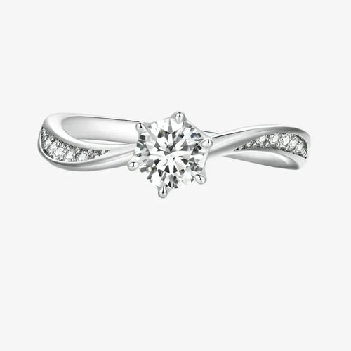 Radiant Twist Ring