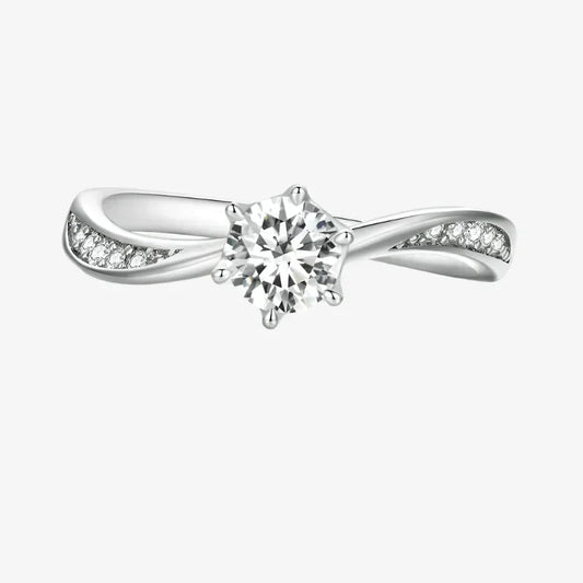 Radiant Twist Ring