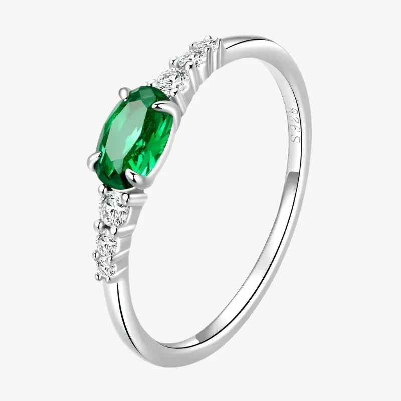 Δαχτυλίδι Emerald Halo