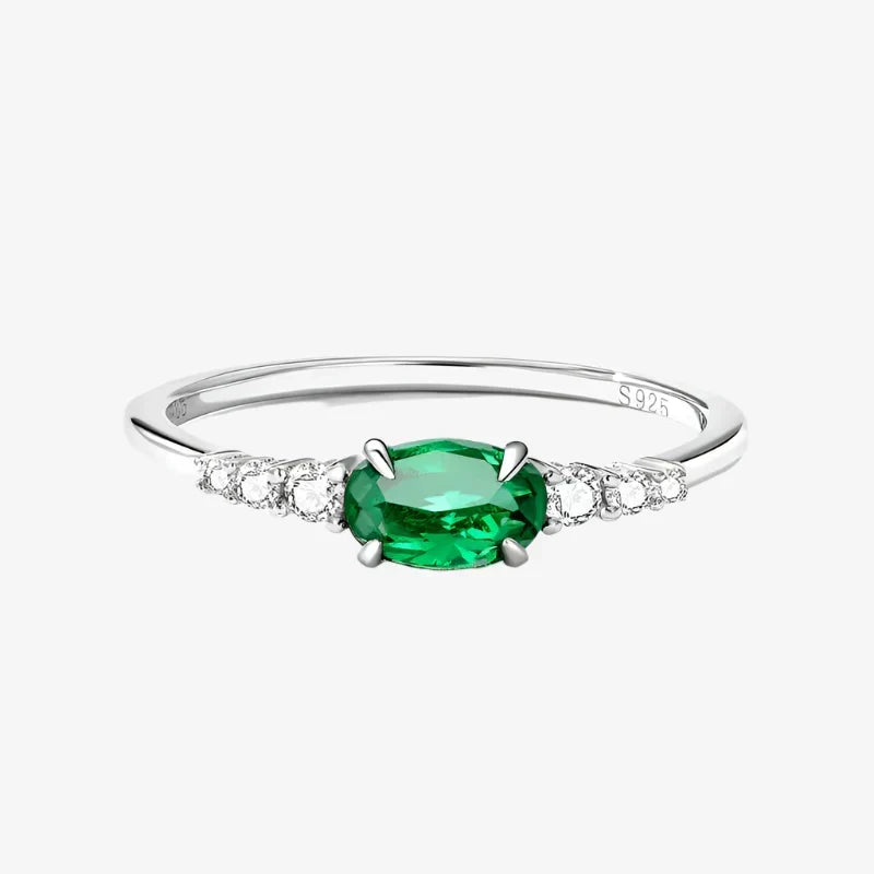 Δαχτυλίδι Emerald Halo