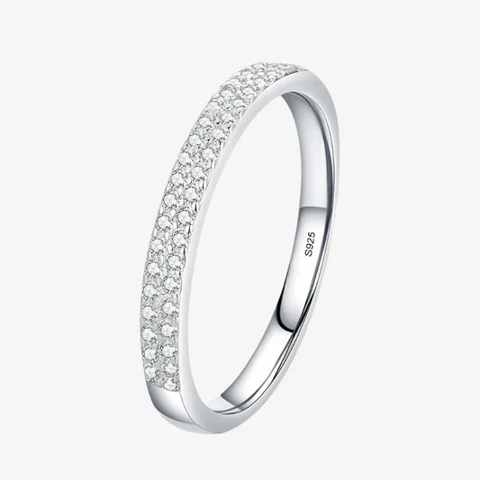 Bague empilable scintillante