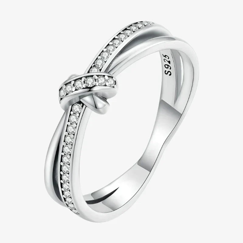 Anne Knot Two-Row Ring