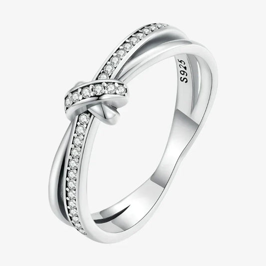 Anne Knot Two-Row Ring