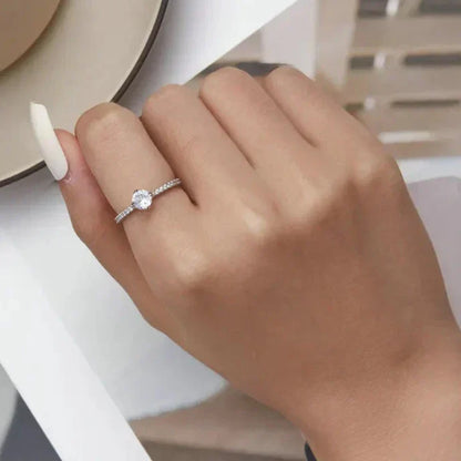Δαχτυλίδι Brilliant Halo Solitaire